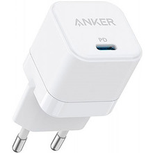 Зарядний пристрій Anker PowerPort III 20W Cube White (A2149G21)