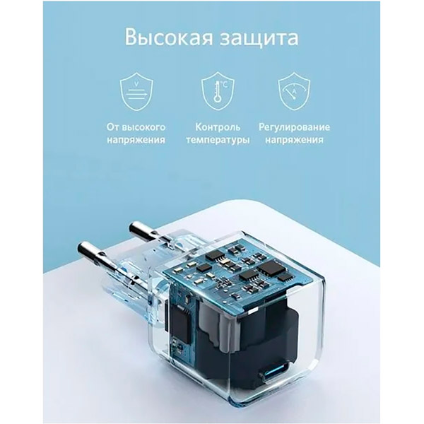 Сетевое зарядное устройство Anker PowerPort III 20W Cube White (A2149G21) Кабель отсутствует