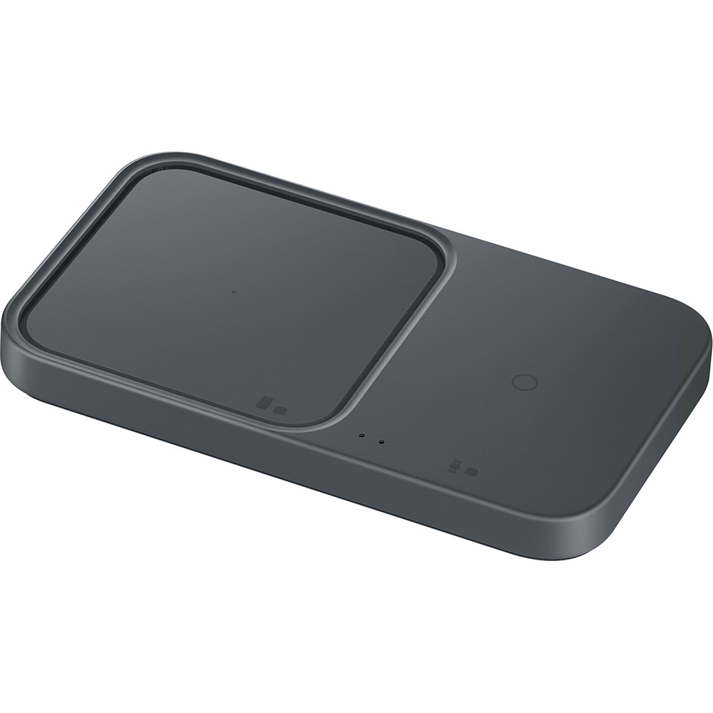 Бездротовий зарядний пристрій SAMSUNG 15W Wireless Charger Duo w/o TA Black (EP-P5400TBRGRU) Кабель знімний