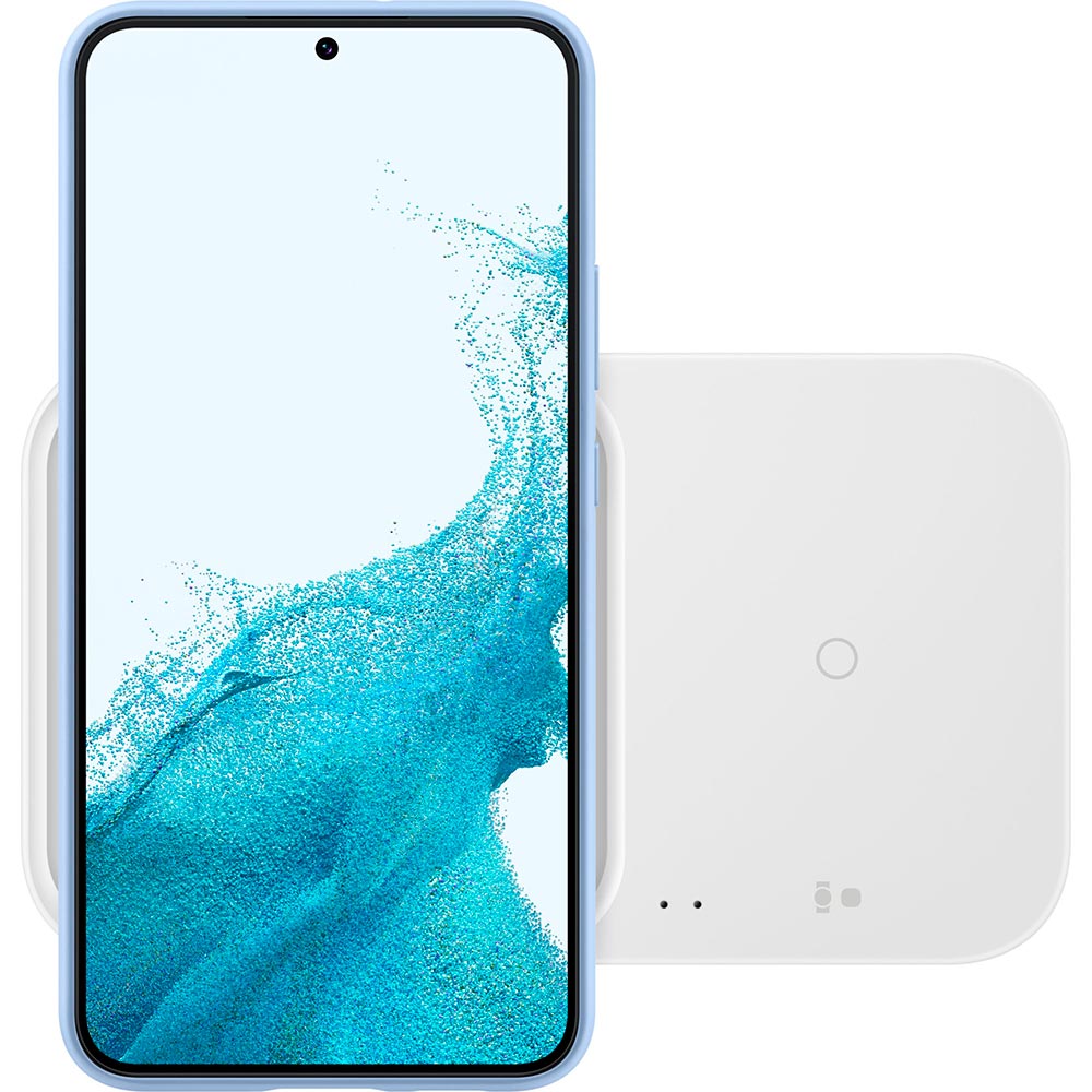 Бездротовий зарядний пристрій SAMSUNG 15W Wireless Charger Duo W/O TA White (EP-P5400BWRGRU) Особливості максимальна вихідна потужність 15 Вт