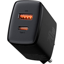 Сетевое зарядное устройство BASEUS Compact Quick Charger 20W EU Black (CCXJ-B01)