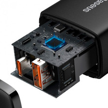 Сетевое зарядное устройство BASEUS Compact Quick Charger 20W EU Black (CCXJ-B01)