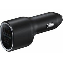 Автомобільний зарядний пристрій SAMSUNG Super Fast Dual Charger Black (EP-L4020NBEGRU)