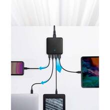 Мережевий зарядний пристрій Anker PowerPort 543 Atom III Slim 4 - 65W 2&2xUSB-C PIQ3.0 (A2046G12)