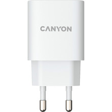 Мережевий зарядний пристрій CANYON CNE-CHA18W 18W White