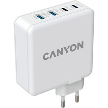 Сетевое зарядное устройство CANYON H-100 100W White (CND-CHA100W01)