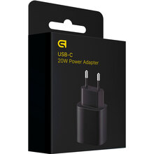Сетевое зарядное устройство ARMORSTANDART ABMHJ83 20W USB-C Power Adapter Black (ARM61365)