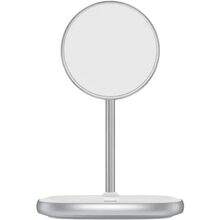 Бездротовий зарядний пристрій Baseus Swan Magnetic 15W White (31230white)