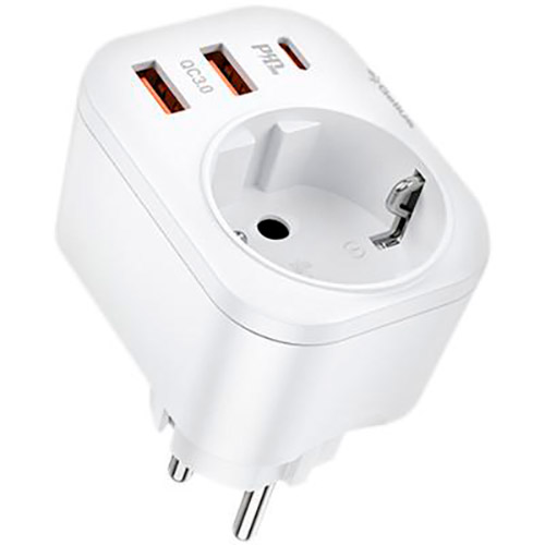 Зарядний пристрій GELIUS Moxie 2 USB (QC3.0)+Type-C (PD20W) GP-HC050 White (00000090472) Зарядний пристрій GELIUS Moxie 2 USB (QC3.0)+Type-C (PD20W) GP-HC050 White (00000090472)