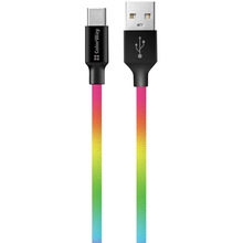 Зарядний пристрій COLORWAY Quick Charge 3.0 WT + Кабель USB Type-C 2.4А 1м (CW-CHS013Q/CW-CBUC018-MC)