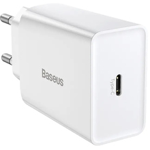 Зарядний пристрій BASEUS Speed Mini PD Charger 20W 1 Type-C White (32681white)