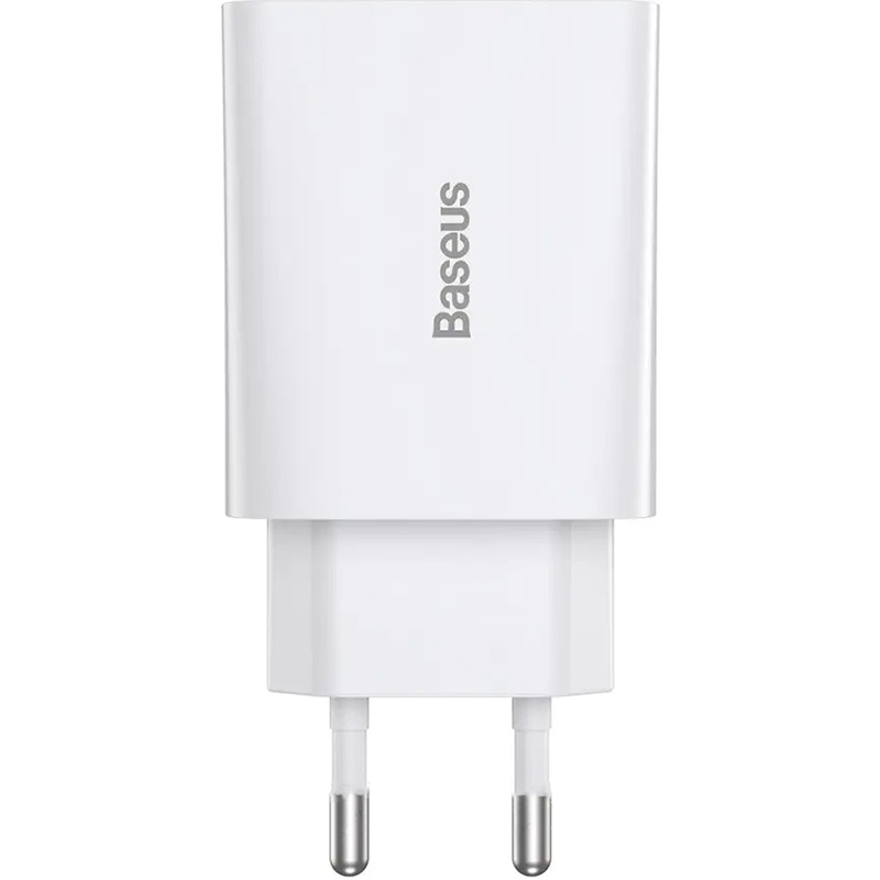 Сетевое зарядное устройство BASEUS Speed Mini PD Charger 20W 1 Type-C White (32681white) Тип сетевое зарядное устройство