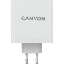 Зарядний пристрій CANYON H-140-01 GaN PD 140W QC 3.0 30W White (CND-CHA140W01)