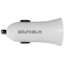 Автомобільний зарядний пристрій GRUNHELM GCC-08 White