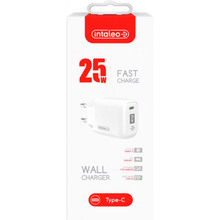 Сетевое зарядное устройство INTALEO TCGQPD125 White (USB Type-C 25W)
