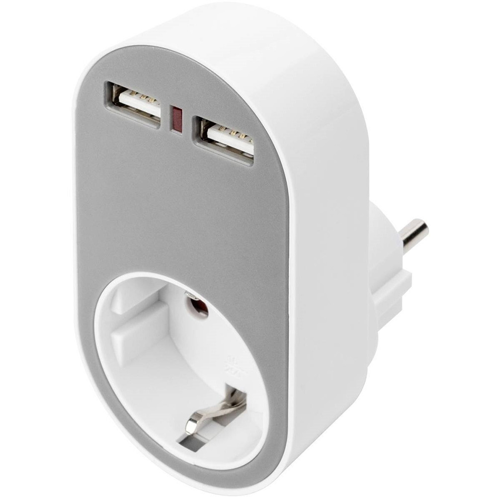 Сетевое зарядное устройство DIGITUS Universal USB + Power Socket (DA-70617)