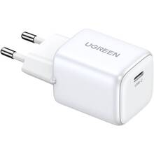 Сетевое зарядное устройство UGREEN GaN Tech Mini 20W PD White (CD318/15324)