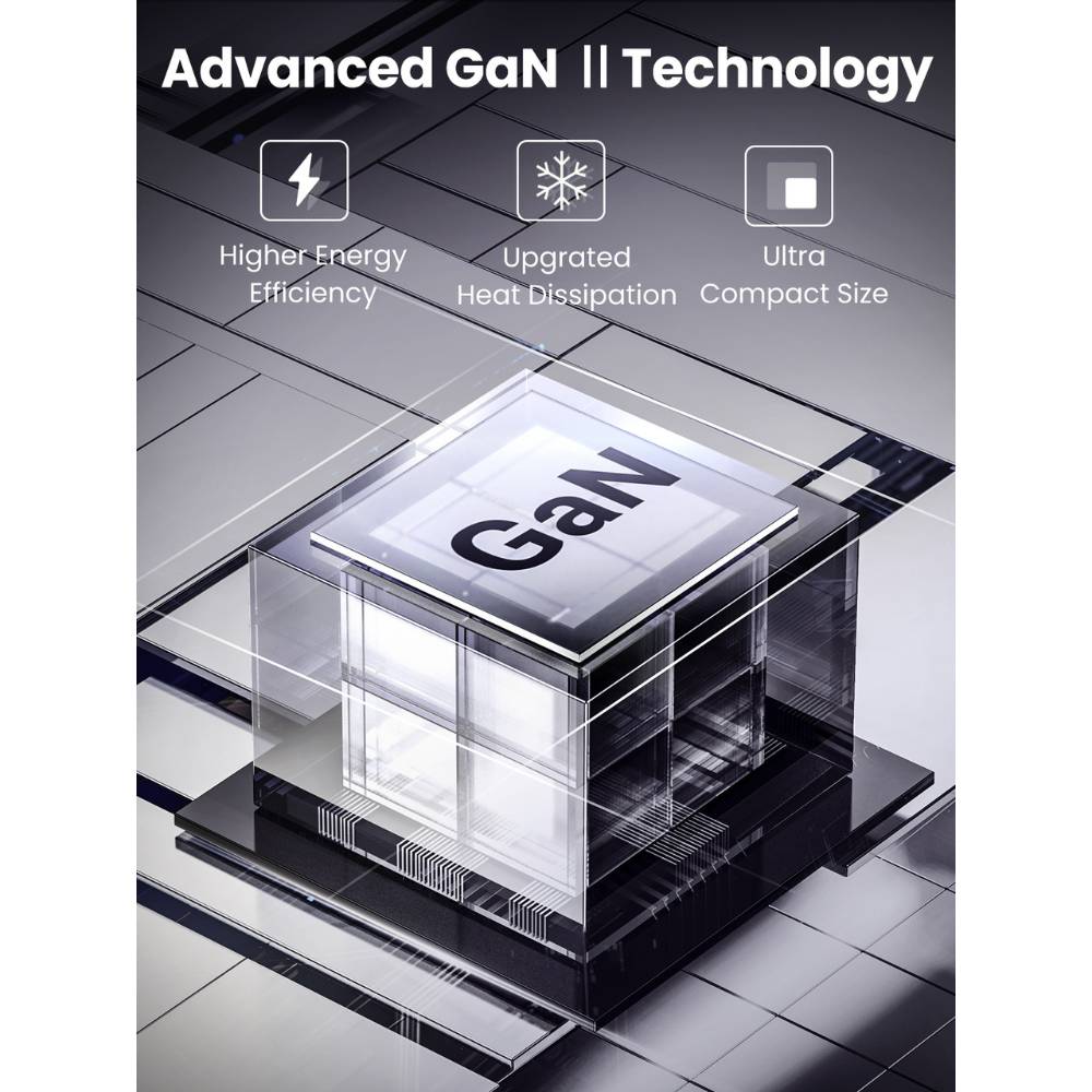 Зарядний пристрій UGREEN GaN Tech Mini 20W PD White (CD318/15324) Кількість пристроїв, що одночасно заряджаються від мережевої зарядки 1