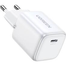 Сетевое зарядное устройство UGREEN GaN Tech Mini 30W PD White (CD319/15326)