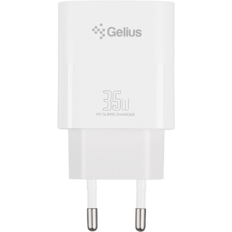 Сетевое зарядное устройство GELIUS PD35W Type-C PPS GP-HC054 Белый (00000094754) Сетевое зарядное устройство GELIUS PD35W Type-C PPS GP-HC054 Белый (00000094754)