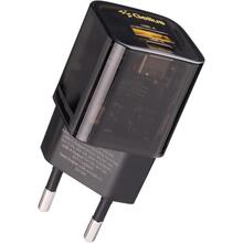 Зарядний пристрій Gelius Genesis GP-HC055 USB+Type-C 30W GaN (Incredible series) Transparent Black