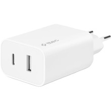 Зарядний пристрій TTEC SmartCharger Duo PD USB-C/USB-A 32Вт White (2SCS24B)