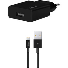 Зарядний пристрій TTEC SmartCharger USB 2.1А Black (2SCS20LS)