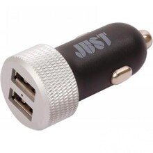 Автомобильное зарядное устройство JUST Executive Dual USB Car Charger (CCHRGR-XCTV-BLCK)