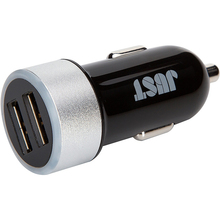 Автомобильное зарядное устройство JUST Motion Dual USB Car Charger (CCHRGR-MTN-BLCK)