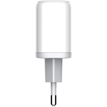 Сетевое зарядное устройство COLORWAY GaN3 45W PPS USB+Type-C QC3/PD White (CW-CHS042PD-WT)