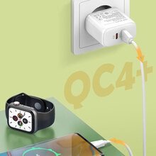Сетевое зарядное устройство COLORWAY GaN3 45W PPS USB+Type-C QC3/PD White (CW-CHS042PD-WT)