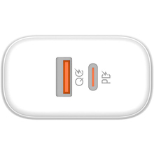 Сетевое зарядное устройство COLORWAY GaN3 45W PPS USB+Type-C QC3/PD White (CW-CHS042PD-WT)