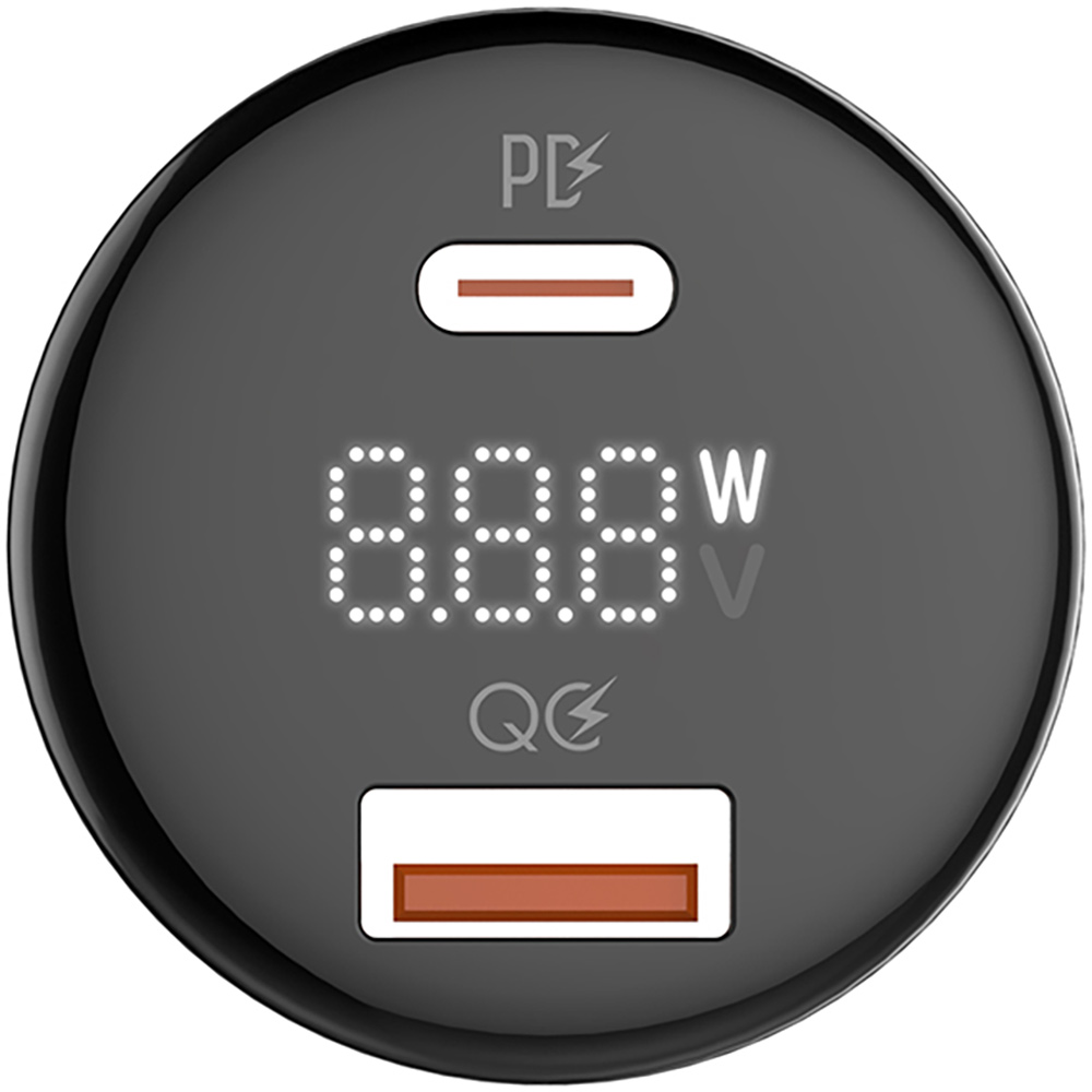 Зарядний пристрій COLORWAY 100W PPS USB+Type-C QC4/PD Black (CW-CHA044PD-BK) Кабель відсутній