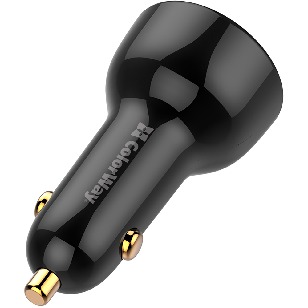 Зовнішній вигляд Зарядний пристрій COLORWAY 100W PPS USB+Type-C QC4/PD Black (CW-CHA044PD-BK)