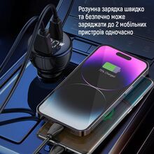 Зарядний пристрій COLORWAY 100W PPS USB+Type-C QC4/PD Black (CW-CHA044PD-BK)