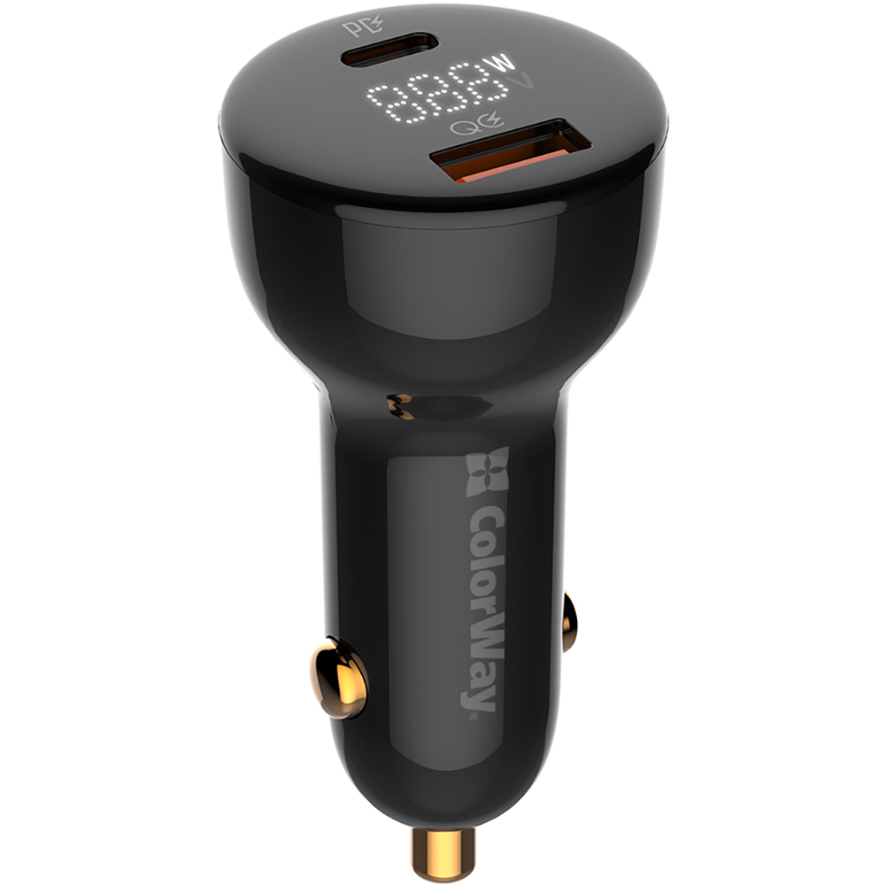 Зарядний пристрій COLORWAY 100W PPS USB+Type-C QC4/PD Black (CW-CHA044PD-BK) Зарядний пристрій COLORWAY 100W PPS USB+Type-C QC4/PD Black (CW-CHA044PD-BK)