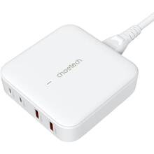 Сетевое зарядное устройство CHOETECH GaN 100 Вт (PD8008-EU-WH)
