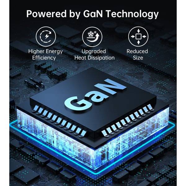 Заказать Сетевое зарядное устройство CHOETECH GaN 100 Вт (PD8008-EU-WH)