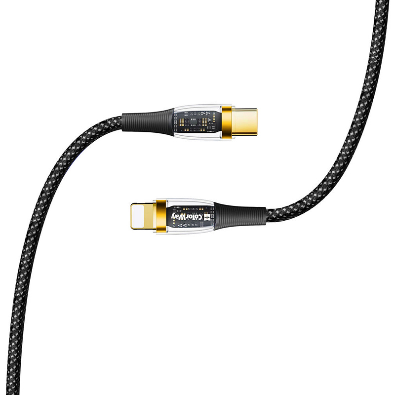 Фото 14 Сетевое зарядное устройство COLORWAY USB-C PD 20W +USB-C-Light 27W 1.2м Black (CW-CHS026PD-BK/CBPDCL057)