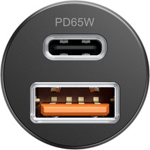 Автомобільний зарядний пристрій PROOVE Tiny Power Pro 65W Black (48857)