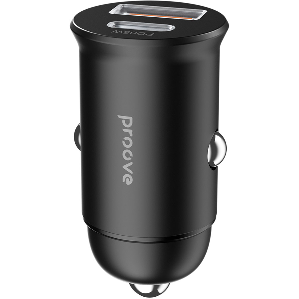 Автомобільний зарядний пристрій PROOVE Tiny Power Pro 65W Black (48857)