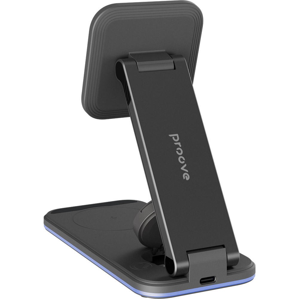 Бездротовий зарядний пристрій PROOVE Energy Fold 3 in 1 Black (50879) Тип бездротовий зарядний пристрій