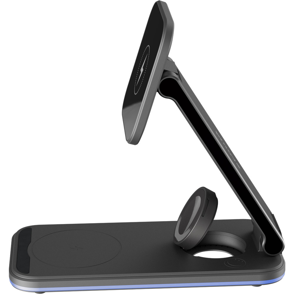 Бездротовий зарядний пристрій PROOVE Energy Fold 3 in 1 Black (50879) Потужність 15