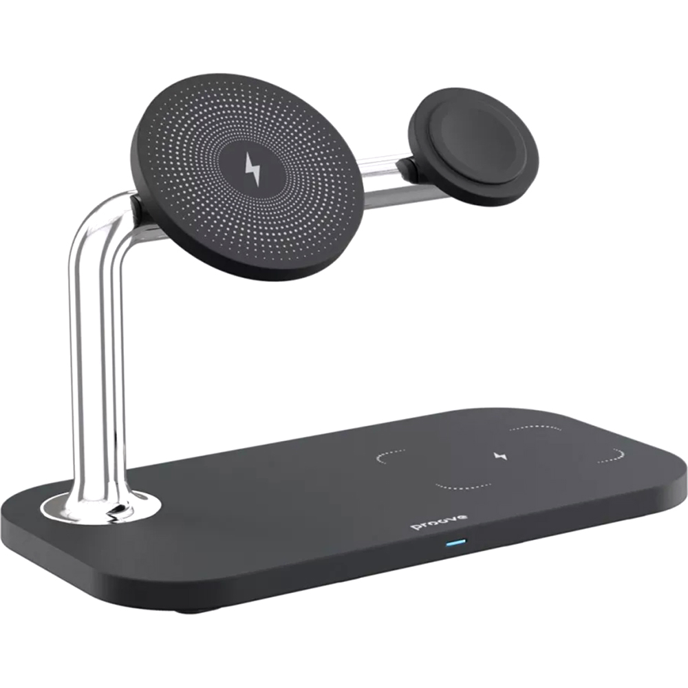 Беспроводное зарядное устройство PROOVE Magnetic Field 3 in 1 Black (44657) Беспроводное зарядное устройство PROOVE Magnetic Field 3 in 1 Black (44657)