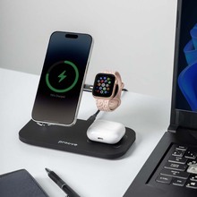 Бездротовий зарядний пристрій PROOVE Magnetic Field 3 in 1 Black (44657)