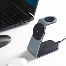 Бездротовий зарядний пристрій PROOVE Omni Power 3 in 1 Gray (55539)