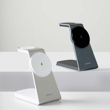 Бездротовий зарядний пристрій PROOVE Omni Power 3 in 1 Gray (55539)