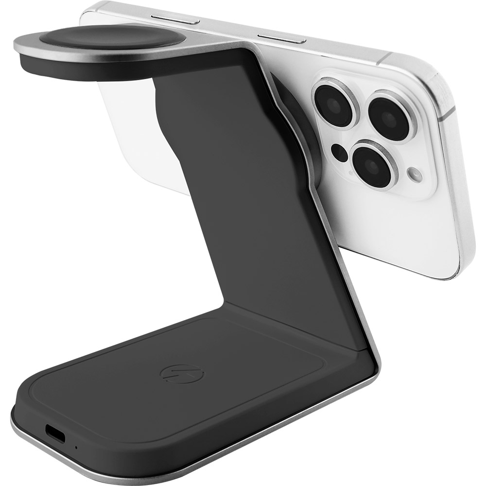 Бездротовий зарядний пристрій PROOVE Omni Power 3 in 1 Gray (55539) Тип бездротовий зарядний пристрій