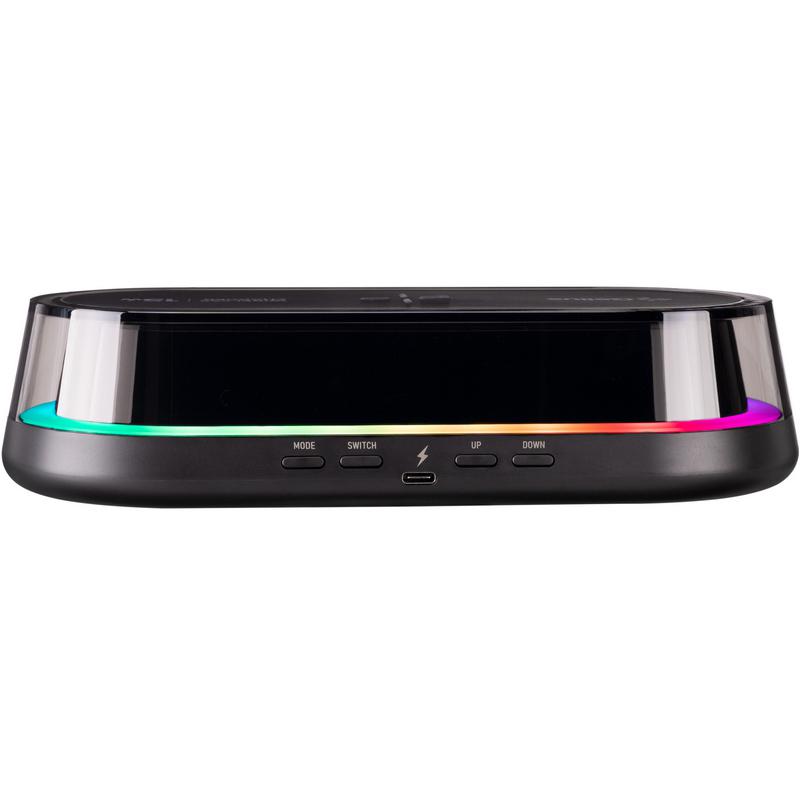 Фото Беспроводное зарядное устройство GELIUS GP-SDC02 15W Wireless RGB Time Bridge 2 (95661)
