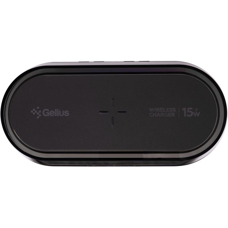 Покупка Беспроводное зарядное устройство GELIUS GP-SDC02 15W Wireless RGB Time Bridge 2 (95661)